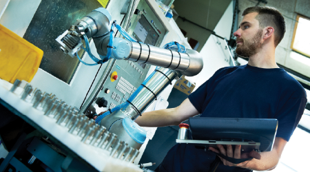 CNC machine tending