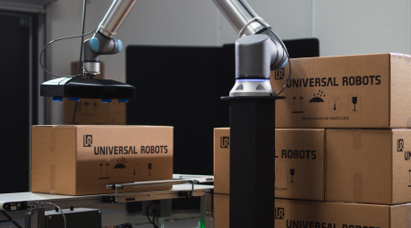 Universal Robots palletizing